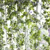 Декоративные цветы 2 упаковки 6 футов искусственного эвкалипта Гирленда зелень виноград