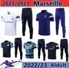 ALEXIS 2022-2023 Marseilles trascksuit الرجال والأطفال مجموعة كرة القدم بدلة تدريب 22/23 بولو OM Survetement مايوه القدم شاندال 88