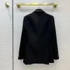 abiti da donna abiti firmati blazer con lettere intere giacca da donna firmata di lusso primavera nuovi top in tweed rilasciati