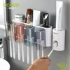 Toothbrush Holders ECOCO Bathroom Organizer Electric Wall Accessories Set Home 230217
