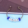 Брушковый C Shape Mounts Bracelets Настройка Основанные за годы 1922 года греческие сигма -браслеты из бисера