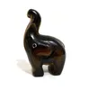 Statuette decorative Piccolo elefante carino realizzato a mano in pietra preziosa di cristallo naturale di alta qualità per regali _XCG