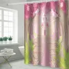 Shower Curtains 12 Hooks 3D Prints Bath Waterproof Screen For Bathroom Home Decoration Polyester Fabric Washable Curtain