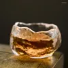 Bicchieri da vino Tazza da tè in vetro Tazza da bevanda a forma di 50 ml Ciotola da tè addensata Speciale personale