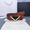 Herreng￼rtelg￼rtel f￼r Frauen Designer Cintura CEENTURE ECHTE Lederbox 3.8cm Modeschnalle 68JP9