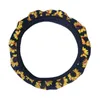 Steering Wheel Covers Sunflower Floral Print Cover Car Styling Auto Non Slip Universal Stretchy Neoprene Interior Accessories