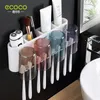 Держатели зубной щетки Ecoco Organizer Electric Wall Accessory Set Home 230217