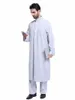 Men's Tracksuits Solid Color Casual Fashion Pakistan Saudi Arabia Men Robe Suit Robes Muslim Arab MenMen's