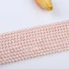 Chains Wholesale Pink 6-7mm Potato Shape Freshwater Pearl Strand For Jewelry Making