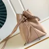 Designer Bucket Bag äkta läderhandväska lyxig crossbody väska delikat knockoff aftonväska med Box YL080