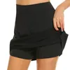 Frauen Shorts Kleidung Rock Röcke Performance aktive Skorts Womens Plus Size Pencil Running Tennis Golf Workout Sport Natural