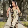 Etnische kleding en Pakistaanse afdrukken groot formaat Ramadan Arabisch gewaad Abaya Avondjurk Islamitische lange rok