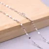 Chaînes Véritable Platinum Collier Single Lip Link 2mm Pure Platinum950 Stamp Pt950 pour les femmes 45cm Longueur Bijoux / 3.6g Cadeau haut de gamme