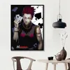 Anime Art Wall Mural Hunter X Hunter Hisoka Morow Poster Lienzo Pintura Sala de estar Dormitorio de niño Decoración para el hogar Cuadros sin marco Anime Poster