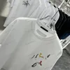 Xinxinbuy Men Designer Tee T-shirt 23SS Paris Scissor Label Letter Imprim￩ ￠ manches courtes Coton Coton Femmes Blanc Blanc Black Beige XS-2XL