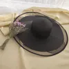 Sombreros de ala ancha, sombrero de verano para mujer, protección solar, sombrilla, paja grande, para viajar, vacaciones en la playa, CapWide