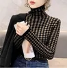 2023 GGity Women Sweaters Turtleneck Brand Knit Pullovers Tight Pile Collar Bottoming Sweater Tops