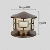 Column Headlight Powered Pillar Lamp Outdoor Waterproof Wall Light For Villa Courtyard Landscape Garden Decor