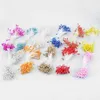 装飾的な花の花輪100pcs/lot人工花stamens真珠の花の雄しべる花柄の雄しべケーキミニローズウェディングデコレーション人工花