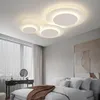 Ceiling Lights Ultra-Thin LED Light For Living Room Bedroom Home Deco Metal Panel Lamp White Modern Creative Large Lighting FixturesCeiling