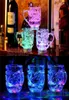 Wine Glasses NoEnName Null Glasses Beer Cup Dragon LED Inductive Rainbow Color Flashing Light Glow Mugs For Party T2212022731091
