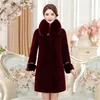 Pur Faux feminino 2023 Winter Sheep Shearing Coat fêmea seção longa colarinho de tamanho grande moda de alta qualidade quente 875