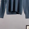 Dwuczęściowe spodnie damskie Bornladies grube kobiety Kobiety Kopiki kaszmirowe miękkie 2 sztuki zestawy Sweter SWORE SWORE SWORE SWOTY POLO SWOTE