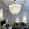 Ljuskronor stor kristall modern ljuskrona vardagsrum hall villa rund heminredning belysning krom kreativ design matsal cristal led lampa