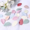 Ghirlande di fiori decorativi 50/100 pezzi Foglia di albero Foglie di fiori artificiali per la decorazione domestica di nozze 2022 Ghirlanda autunnale Ghirlanda Segnalibro Decor Accessori fai da te