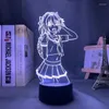 Luces nocturnas Dropshipp Fate Apocrypha Astolfo Led para dormitorio Deco regalo luz nocturna Anime Waifu mesa lámpara 3d