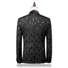 Costumes pour hommes 2023 arrivée haute qualité Jacquard blanc hommes robe de mariée dîner hommes grande taille hommes costume