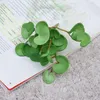Decorative Flowers Artificial Grass Lifelike Plants Leaves Greenery Foliage Lucky Leafs Home Decoration Po Props Office Ornament DIY Gift