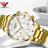 Wristwatches Watches Men Luxury 2023 Waterproof Gold Analog Quartz Wristwatch Relogio Masculino De Luxo