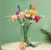 New Rose DIY Flower Blocks Bouquet Romantic Kit Friends Assembly Building Build Bricks Education Kids Toys 10280