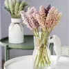 Flores decorativas grinaldas 6 pçs baunilha artificial mini espuma berry pico buquê de flores artificiais para decoração de casa planta decoração de parede cereais planta heap