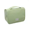 Cosmetic Bags Solid Color Large-capacity Wash Storage Durable Waterproof Bag Multi-function Zipper Travel Can Hold Small Objects