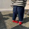 Jeans Frühling Kinder Hosen Koreanische Mode Lose Und Bequeme Casual Jungen Flare KleinkinderJeans