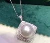 Cluster-Ringe RY aus massivem 925er-Sterlingsilber, rund, 11–12 mm, Natur-Süßwasser-Akoya-weiße Perlen für Frauen, feine Geburtstagsgeschenke