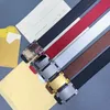 Herrengürtel Gürtel für Damen Designer cintura ceinture Echtleder Box 3,8 cm Modeschnalle 68JP10