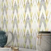 Väggklistermärken geometrisk kreativ kakel modern diy europeisk vardagsrum lyx hem dekoration pvc för kök vattentätt