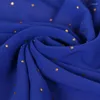 Designer di abbigliamento etnico Scialli e sciarpe malesi Sciarpa a catena da donna Chiffon Hijab Sciarpa Donna Lusso Hoofddoek Moslima Headwrap Turchia