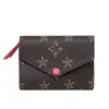 Créateur de mode femmes court portefeuille femme sac à main Discount original boîte porte-cartes dames sac à main vérifié fleur