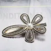 Barrettes à cheveux faites à la main, épingle en cristal pour femmes, mode fleur géométrique, couvre-chef pour filles, épingles à cheveux douces, accessoires Hono22