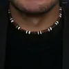 Choker-Halsketten, trendige handgefertigte Vintage-Kokosnussschalen-Perlen-Halskette für Männer, Sommer, einfacher geometrischer ethnischer Surfer-Stammes-Schmuck