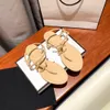 CCITYDESIGNER Kvinnor tofflor French Clip Toe Flat Sandals Summer T bundna damskor Beach Casual Woman Luxury Channel Flip Flops Fashion Female Leather Footwear