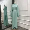 Etnische kleding Midden -Oosten Saoedi -Arabië Turkse vrouwen Modejurk Matigste Moslim Islamitische Dubai Loose gebedsbeef met lange mouwen