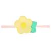 Haaraccessoires Baby Girl Band Floral Decoratie All-matched Soft Soft Toddlers Girls Bow Headband Borns Hoofddeksels voor Pography