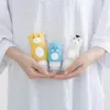 Storage Bottles 50/70/90ML Portable Silicone Dispensing Bottle Cute Cartoon Travel Lotion Shower Gel Shampoo Press Skin Care Tool