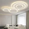 Plafonniers Ultra-Mince LED Lumière Pour Salon Chambre Maison Déco Métal Panneau Lampe Blanc Moderne Créatif Grand LuminairesPlafond