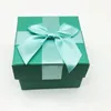 Jewelry Pouches 20Pcs / Lot High Quality 7.5 7.5cm Ring Pendant Bow Tie Box Gift 5 Colors Wholesale B-073